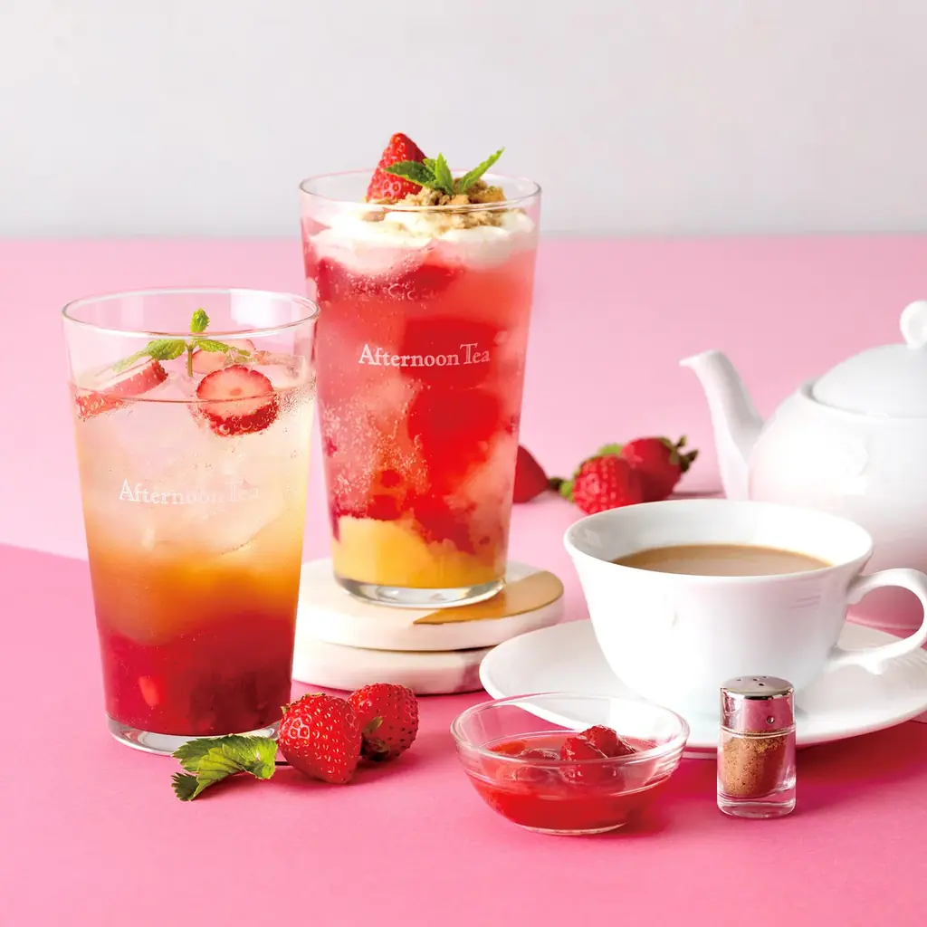 【Afternoon Tea】さくふわ食感！甘酸っぱい苺のスコーンサンドなど、苺づくしの冬限定スイーツ＆ティーを発売 画像 4