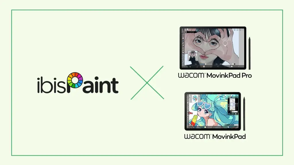 ibisPaint XがWacom MovinkPadにプリインストール、180日間プレミアム無料