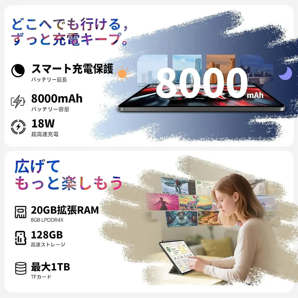 【21900円ゲット】人気スタイラス T-Pen 付属タブレット『Teclast ArtPad Air』をクリスマス期間限定にお得に購入可能！Amazonセール開催(12/17から12/19まで) 画像 4