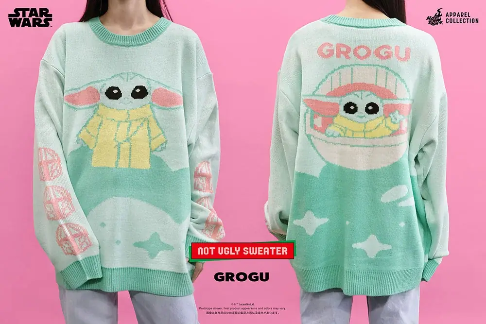 サンタの格好をしたグローグーのぬいぐるみキーチェーンが登場！普段着としてもお洒落な”アグリーセーター”も！ 画像 6