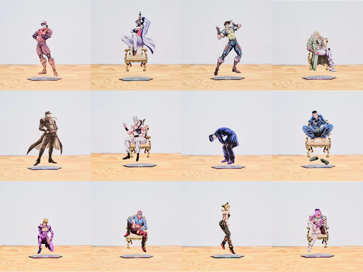 『ジョジョの奇妙な冒険』初の体験型公式ショップ『THE★JOJO WORLD』アニメ第2弾描きおろしを使用したオリジナルグッズを公開！ ミニゲーム・フードメニューも登場！ 画像 5