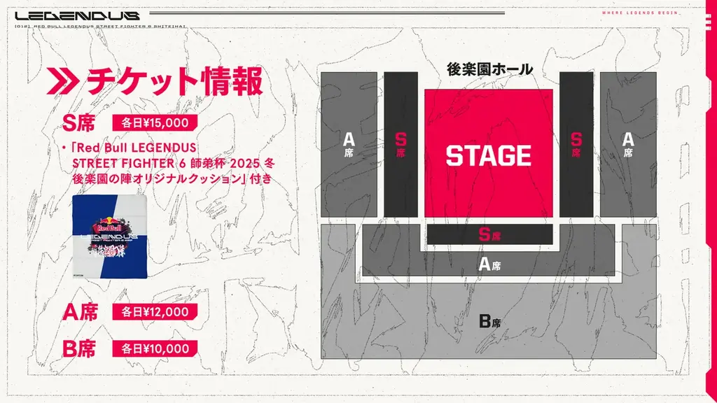 「ZETA DIVISION」CREATOR部門のSHAKAが主催する『Red Bull LEGENDUS STREET FIGHTER 6 師弟杯 ~2025冬 後楽園の陣~』開催決定 画像 5