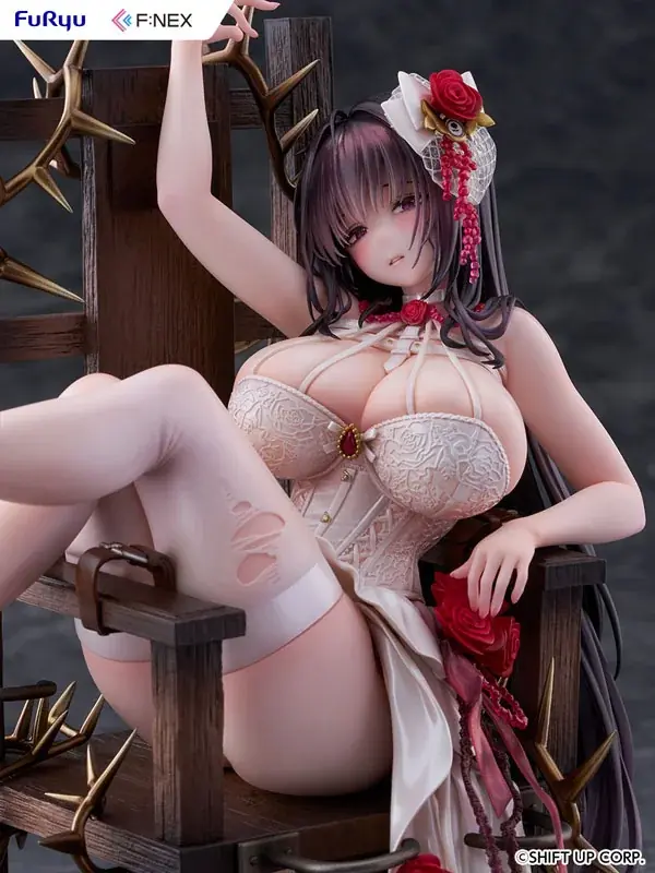『勝利の女神：NIKKE』より、「ペインイーター」コスチュームの「ミハラ」がフィギュアで登場。あみあみにて予約受付中。 画像 12