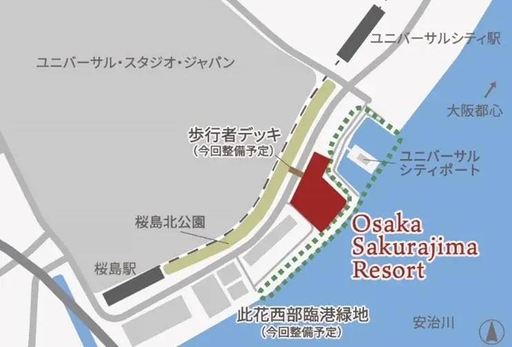 ユニバーサル・スタジオ・ジャパン オフィシャルホテル唯一の外資系ホテル 「Osaka Sakurajima Resort」プロジェクトが本格着工 画像 6