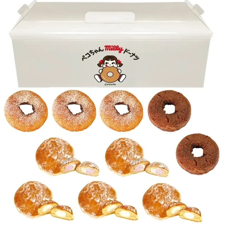 不二家「ミルキー」風味のドーナツ専門店が贈る新春企画！「ペコちゃんmilkyドーナツ」新春福袋＆ドーナツBOX発売 画像 4