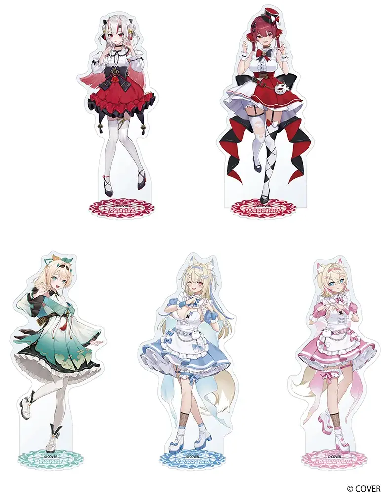 「ホロライブプロダクション」所属VTuberの百鬼あやめさん、宝鐘マリンさんたち5名の描き起こしイラストを使用した新作グッズが、2026年1月8日発売！　アニメイトでは、特典がもらえるフェアを開催！ 画像 2