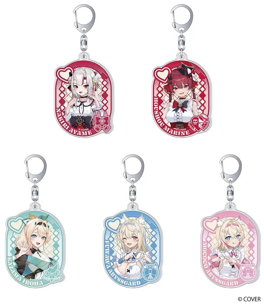 「ホロライブプロダクション」所属VTuberの百鬼あやめさん、宝鐘マリンさんたち5名の描き起こしイラストを使用した新作グッズが、2026年1月8日発売！　アニメイトでは、特典がもらえるフェアを開催！ 画像 4