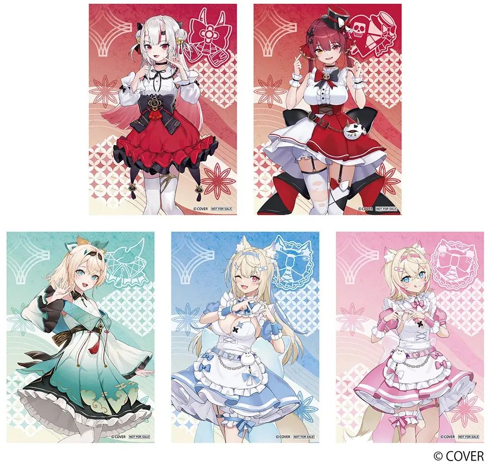 「ホロライブプロダクション」所属VTuberの百鬼あやめさん、宝鐘マリンさんたち5名の描き起こしイラストを使用した新作グッズが、2026年1月8日発売！　アニメイトでは、特典がもらえるフェアを開催！ 画像 7