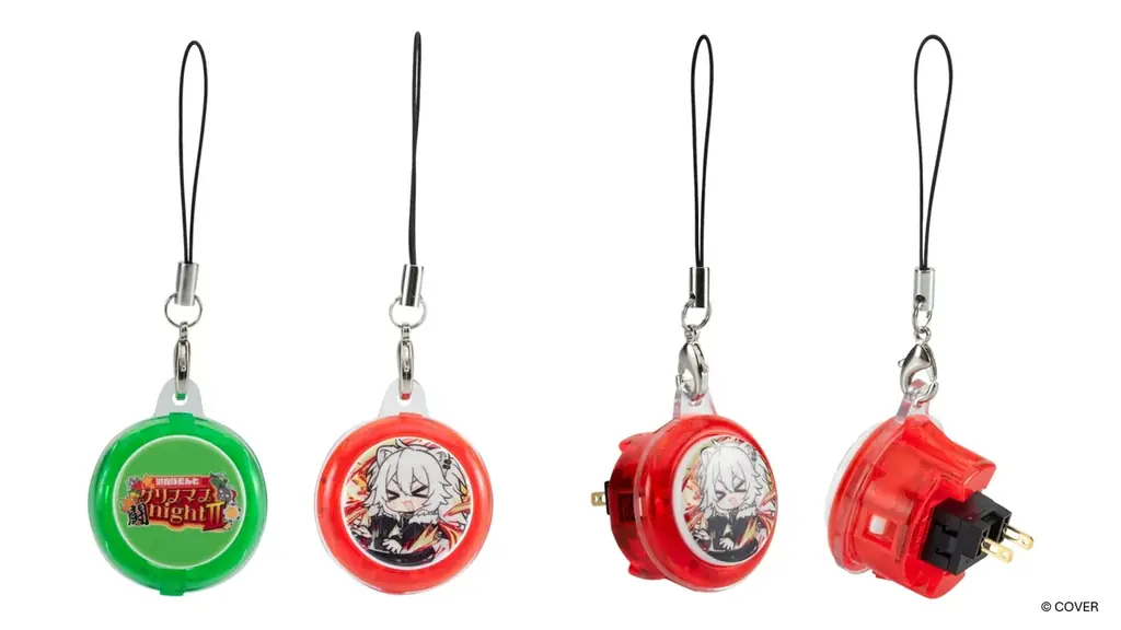 GRAPHT、「獅白ぼたんとクリスマス闘night Ⅱ」に協賛 2WAYアケコンボタンやスウェットなど、特別な日を楽しむ物販ラインアップを発表 画像 3