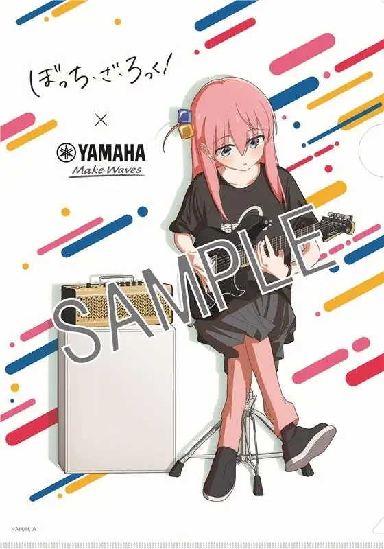 オリジナルグッズの配布、パネル展示、新規コラボ商品の先行販売を実施！アニメ「ぼっち・ざ・ろっく！」×ヤマハ STORE CAMPAIGN！ 画像 2