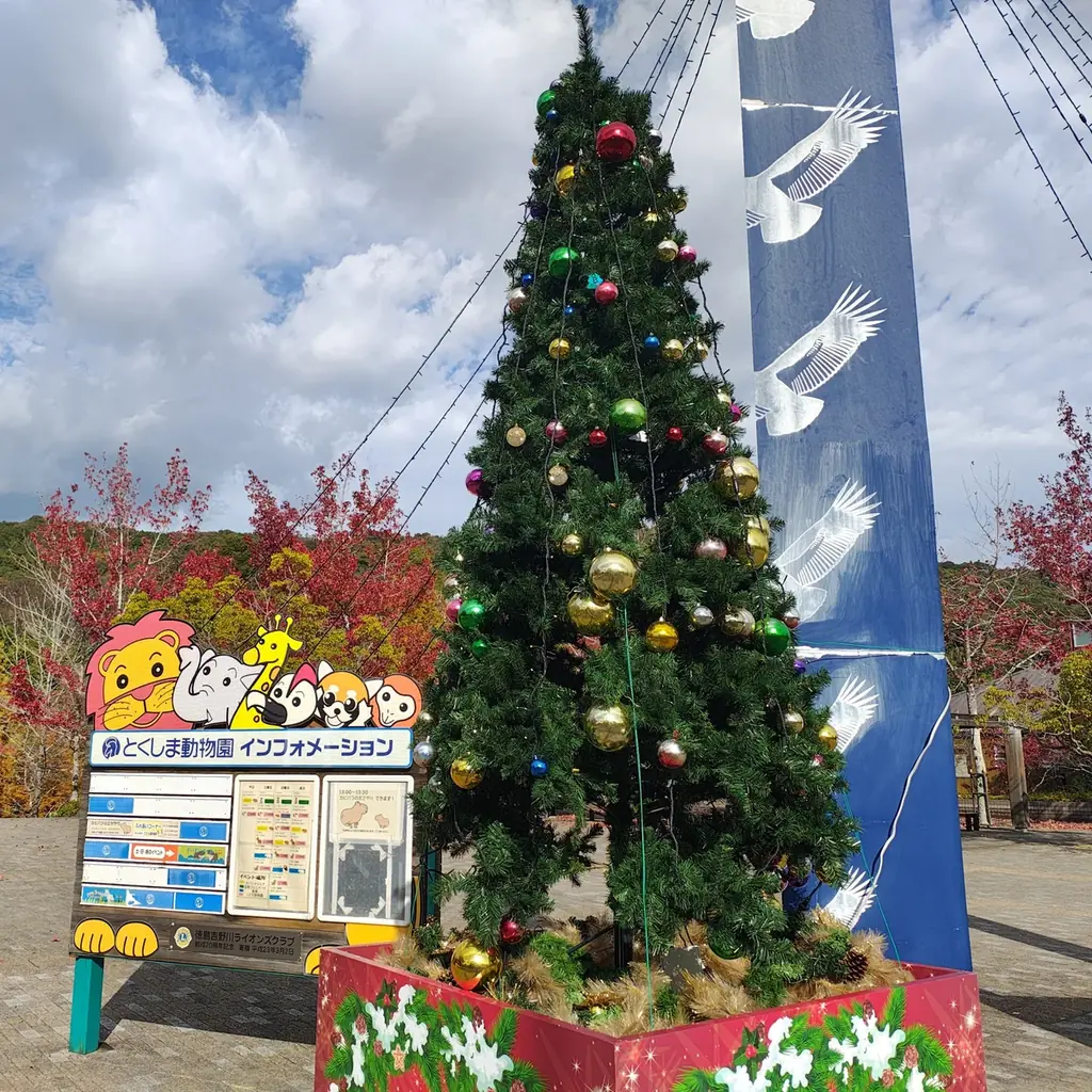 12月21日開催｜とくしま動物園 サンタで入園無料