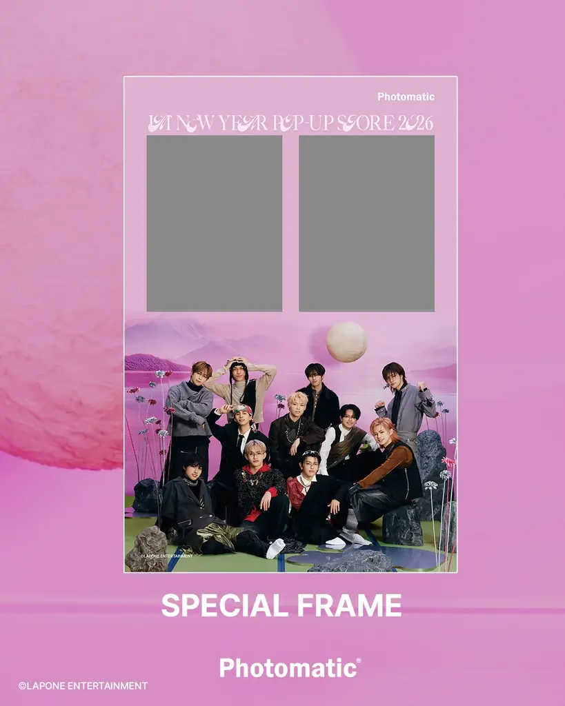 SHIBUYA109で開催される『INI NEW YEAR POP-UP STORE 2026』にPhotomaticのセルフフォトブースが出展 画像 2