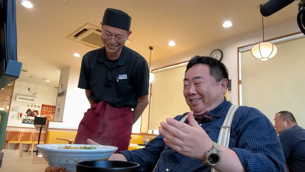 【ＢＳ日テレ】大分で愛されるローカル店の魅力に迫る満腹必至！？そば３玉に挑戦！　まさかの超大盛にドランク塚地「食べても食べても減らない…」 画像 3