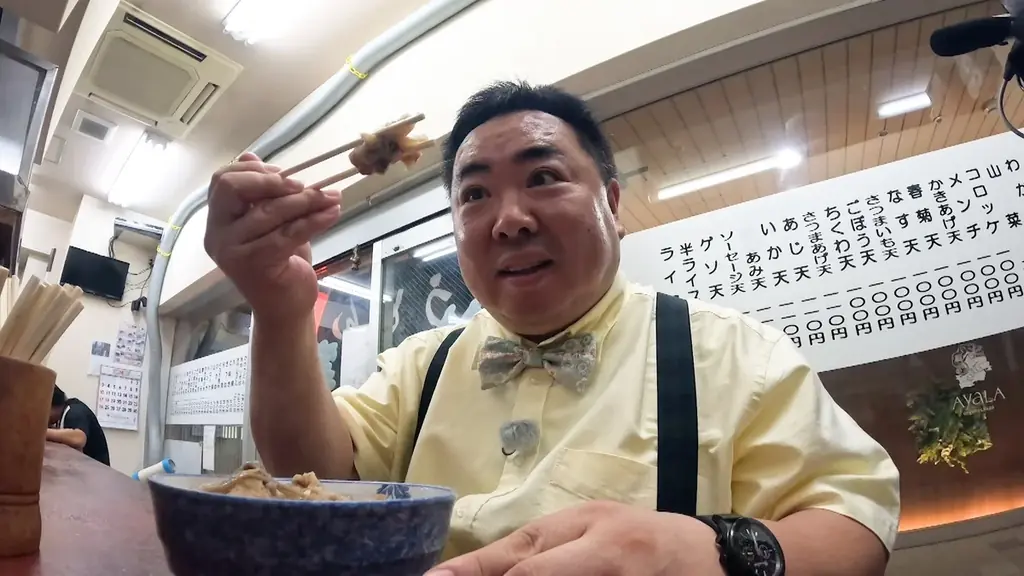 【ＢＳ日テレ】大分で愛されるローカル店の魅力に迫る満腹必至！？そば３玉に挑戦！　まさかの超大盛にドランク塚地「食べても食べても減らない…」 画像 6