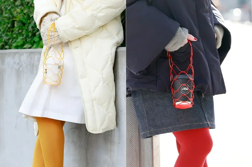 Tabio公式オンラインストア限定ノベルティキャンペーン。対象のタイツ含む5,500円以上のお買い上げで、オリジナルデザインのドリンクホルダーをプレゼント 画像 1