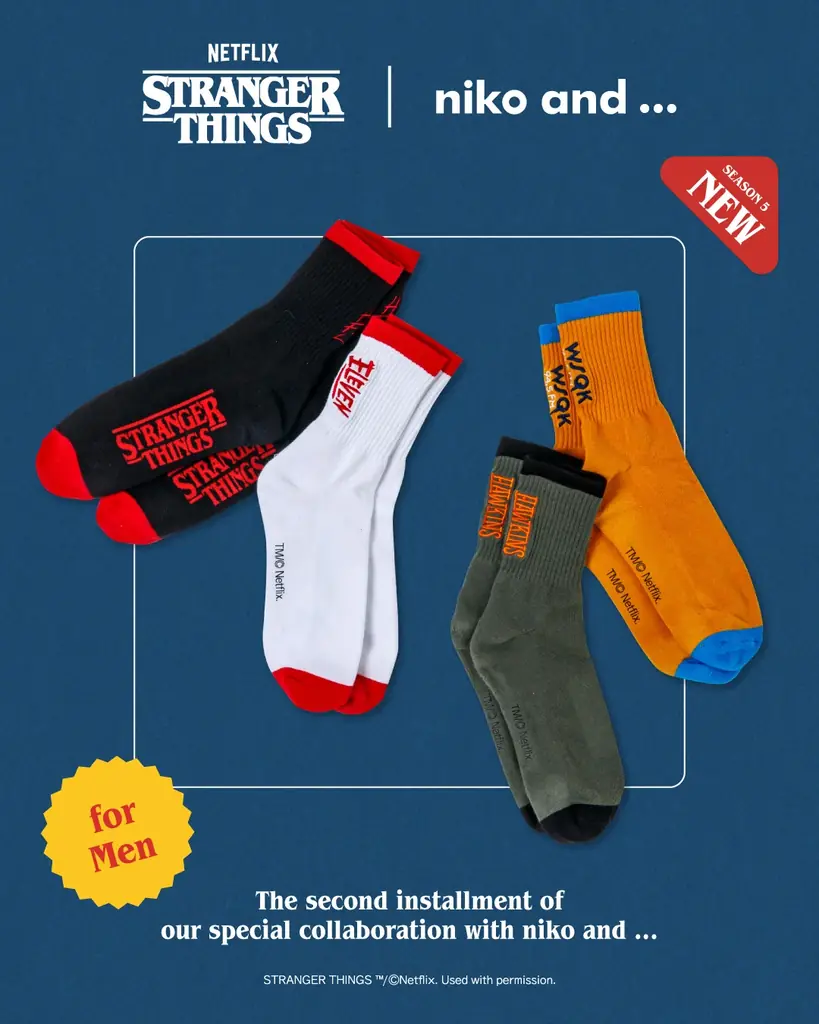 【全貌解禁】待望の第２弾コラボレーション「niko and …」と、Netflixシリーズ「ストレンジャー・シングス 未知の世界」アパレルや飲食を含む、全32型を12月19日（金）に遂に公開！ 画像 8