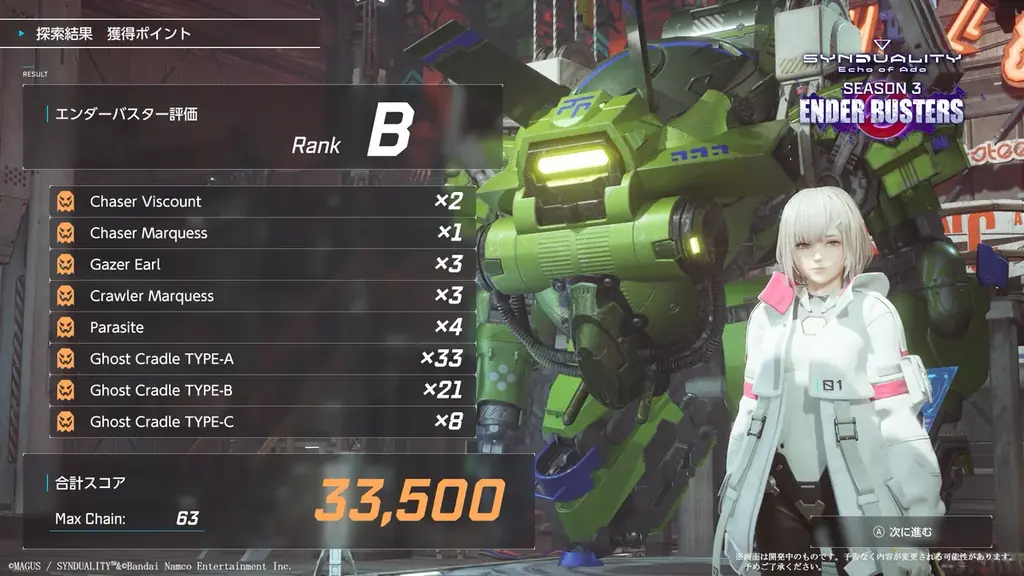 『SYNDUALITY Echo of Ada』SEASON3「ENDER BUSTERS」（エンダーバスターズ）中間アップデート【汚染拡大】配信開始！ 画像 6