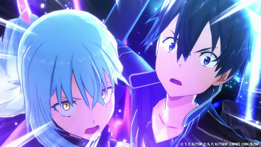 「SAO」コラボ開催！スカウトにキリト、ALOアスナ衣装のリムルが登場！今ならリーファ、キリト衣装のマサユキがもらえる！フルボイスのコラボ限定ストーリー配信！最大300個の魔晶石がGETできるログボも 画像 4