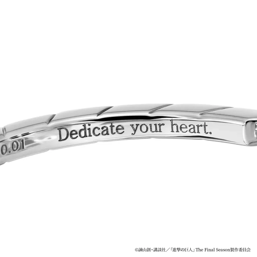 ★12/25リヴァイ兵士長バースデー記念リング★TVアニメ『進撃の巨人』よりリヴァイ兵士長をイメージした本格的なプラチナリングがご好評につき再登場！ 画像 4