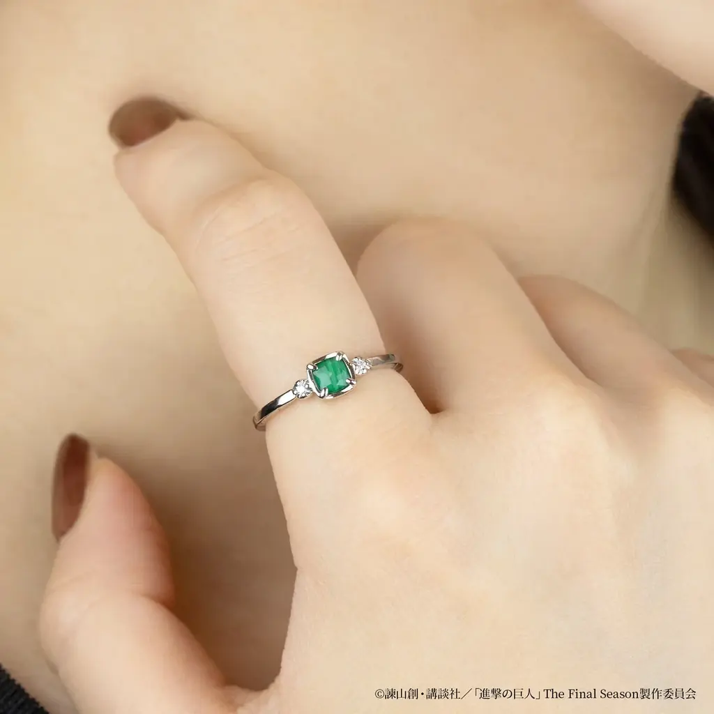 ★12/25リヴァイ兵士長バースデー記念リング★TVアニメ『進撃の巨人』よりリヴァイ兵士長をイメージした本格的なプラチナリングがご好評につき再登場！ 画像 5