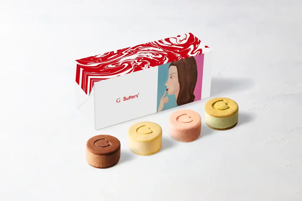 2026年バレンタインにジェイアール名古屋タカシマヤに東海地方初上陸となるGバターズが登場　ジェイアール名古屋タカシマヤ限定ゴディバ「Gバターズ バターサンド ピスタチオラズベリー」のセットを販売 画像 3
