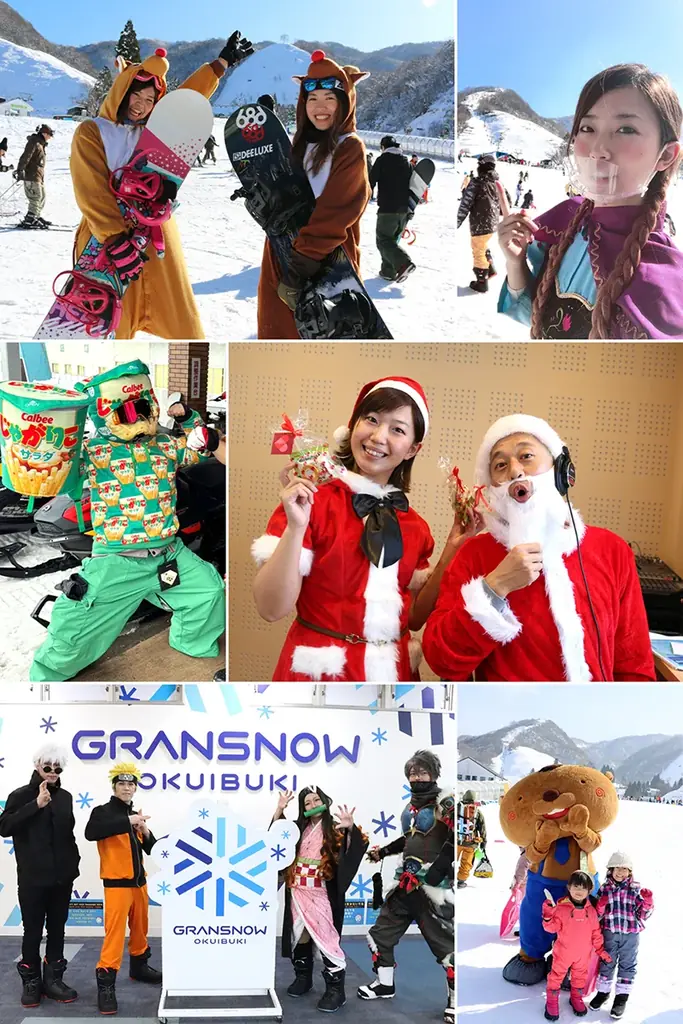 「クリスマスのスキー場にコスプレ大集合」！！「サンタ・トナカイ・漫画・アニメ・ゲーム等」の「”色んなコスプレが集まるイベント”」を「１２月２４日」（水）に「グランスノー奥伊吹」にて初開催！ 画像 27