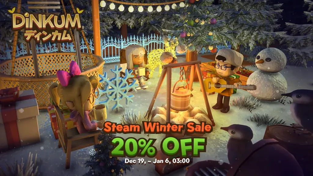 『Dinkum（ディンカム）』Steam ウィンターセール2025に参加！ 画像 1