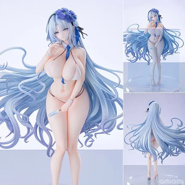 『アズールレーン』より、「アルザス 陽差しの秘蹟、過熱すVer.」フィギュアが登場。あみあみにて予約受付中。 画像 2