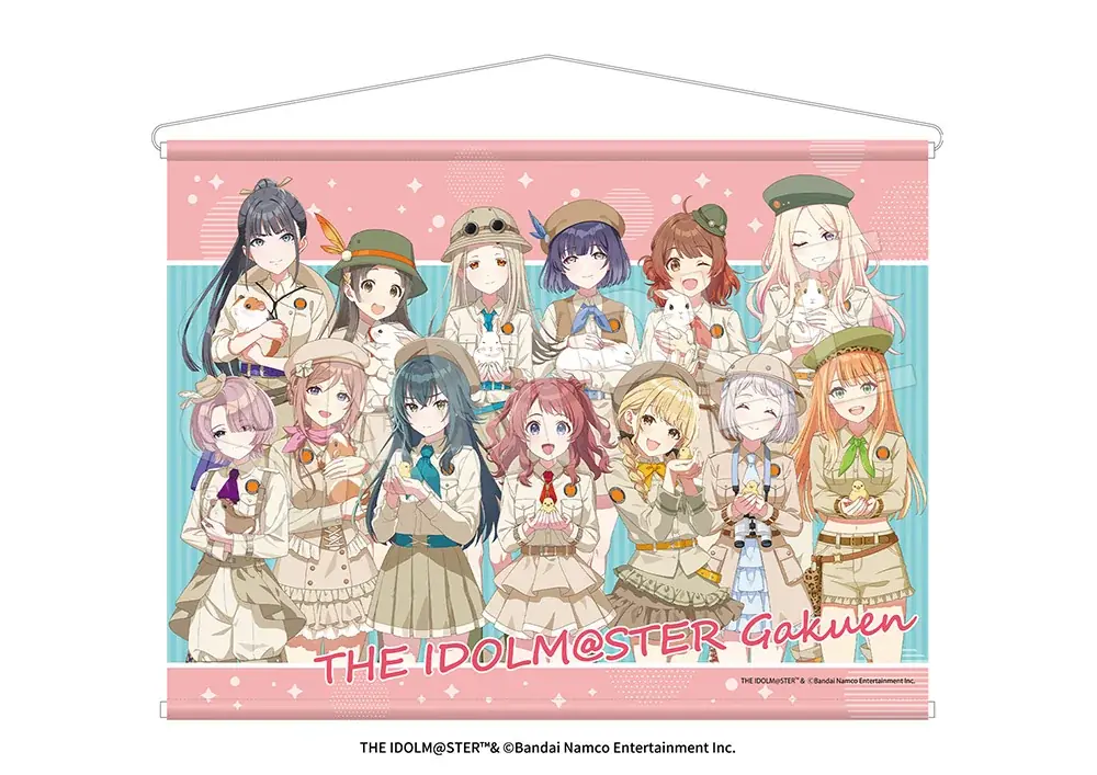 「学園アイドルマスター×東武動物公園」コラボイベントが開催決定！サファリルックを身にまとい、動物たちと触れ合う姿を描き下ろした新規イラストを使用したコラボグッズが登場！ 画像 14