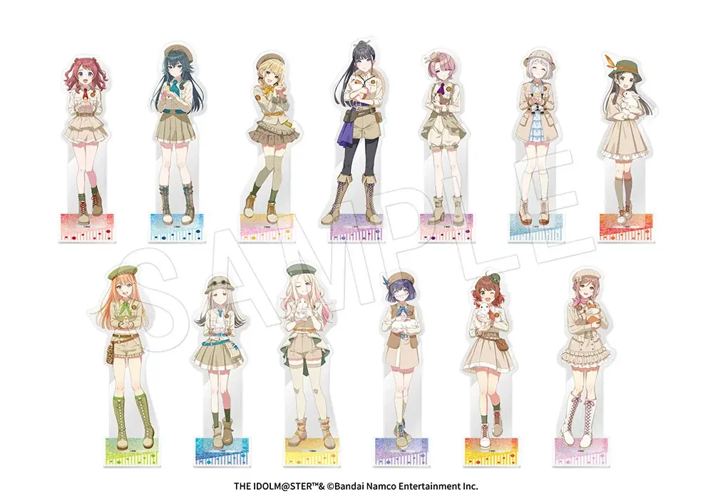 「学園アイドルマスター×東武動物公園」コラボイベントが開催決定！サファリルックを身にまとい、動物たちと触れ合う姿を描き下ろした新規イラストを使用したコラボグッズが登場！ 画像 6