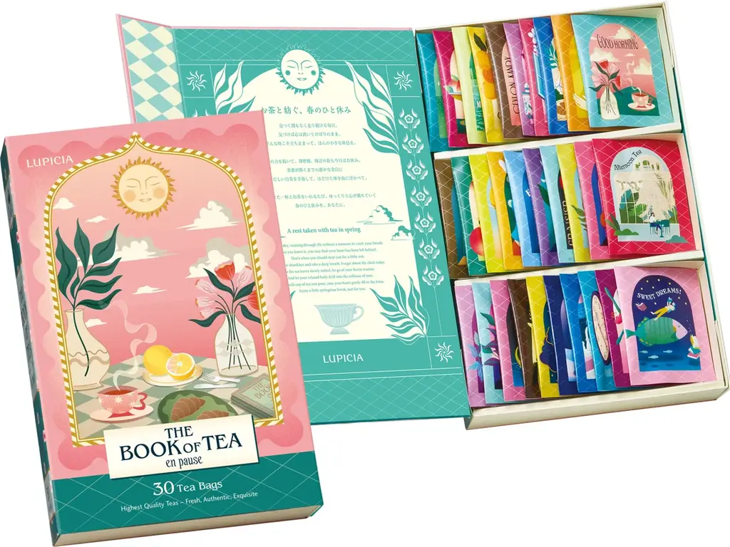 春のひと休みに誘うティーバッグ30種セット「ブック オブ ティー・アンポーズ」 画像 2