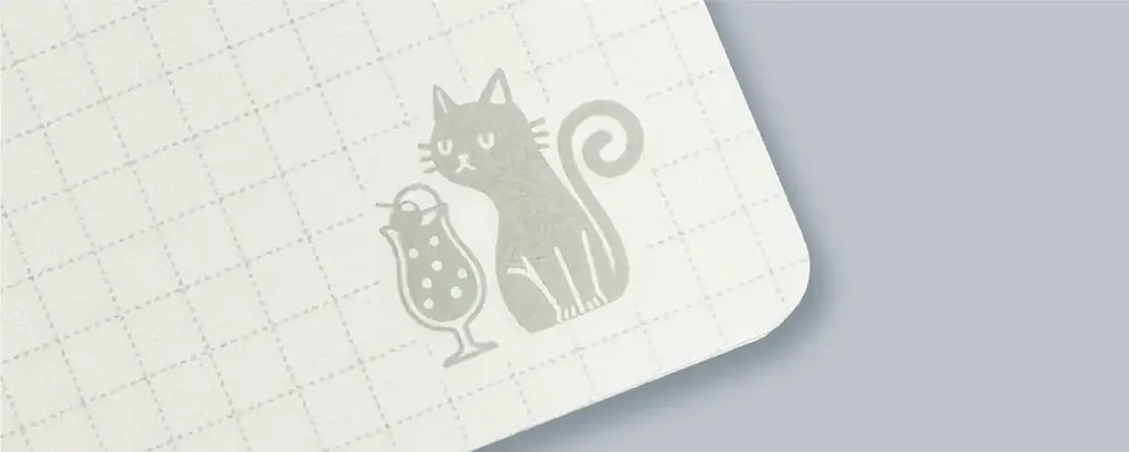 【新商品】箔押しブランド「ROKKAKU」と、人気イラストレーターオビワンのコラボ『箔押し B6リングノート』の新柄が登場！「文具女子博2025」全国のロフトで先行販売され、遂に一般販売を開始しました 画像 7