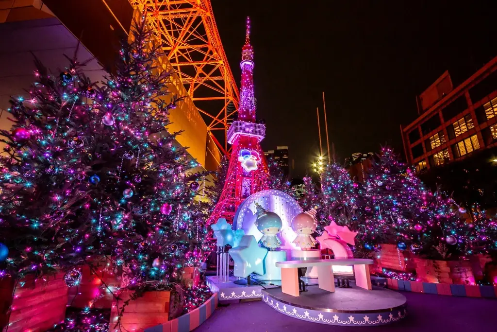 東京タワーでキキ＆ララ50周年イルミ、43,000球が冬を彩る