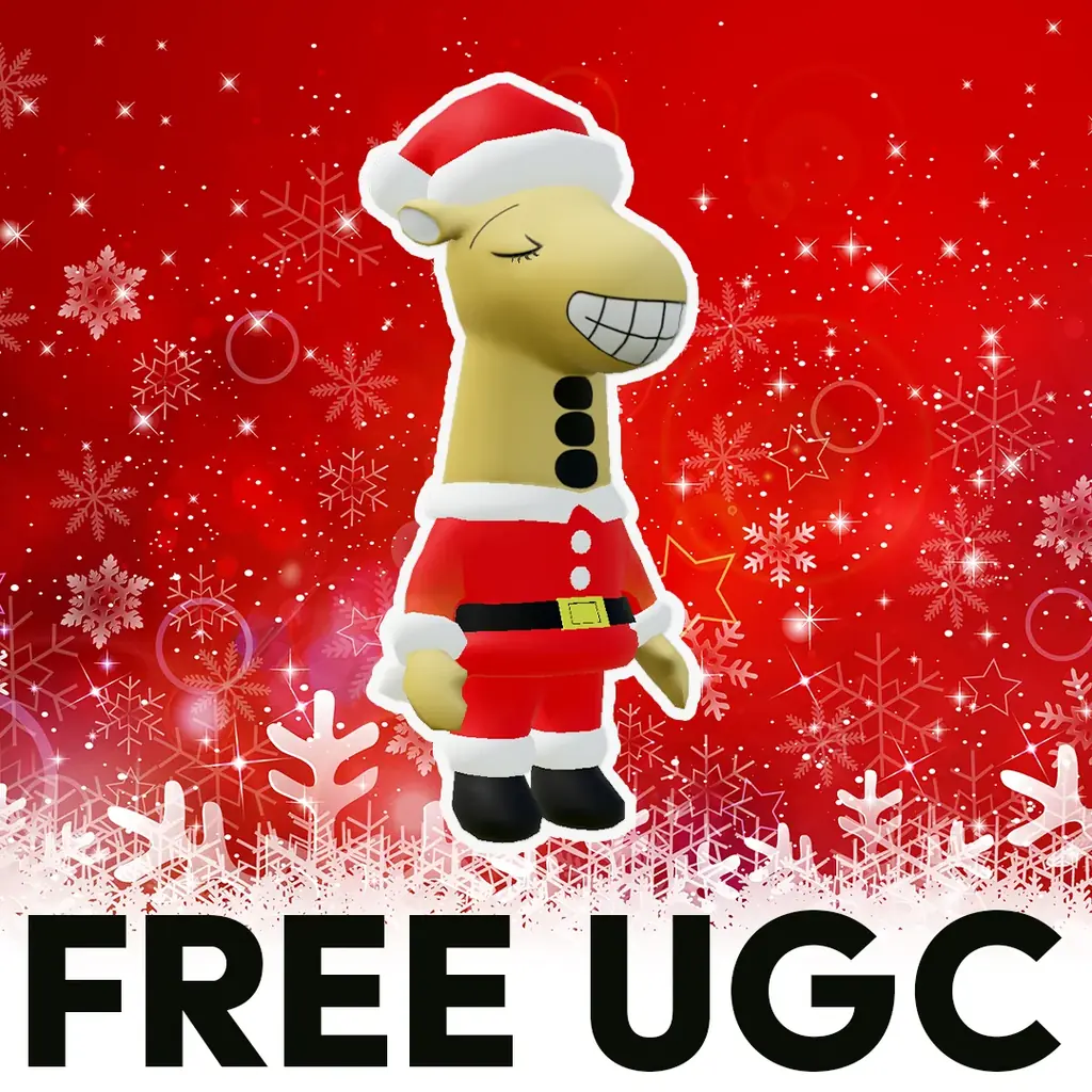 Roblox『じゃがりこ かくれんぼ！キリンたちを探せ！』累計600万人プレイ達成を記念した初のキャンペーン 感謝を込めて、クリスマス限定アイテム配布 画像 3