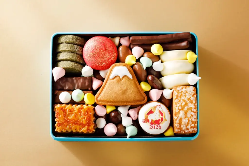 新年は、縁起の良いスイーツから。“お年賀”クッキー缶が限定登場！ 画像 2