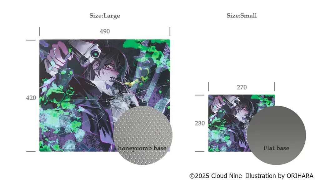 ORIHARA氏 × AIMPAD、アートと精度が融合したコラボレーションガラスマウスパッドを12月22日発売 画像 6