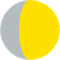 月齢8.8の月の画像