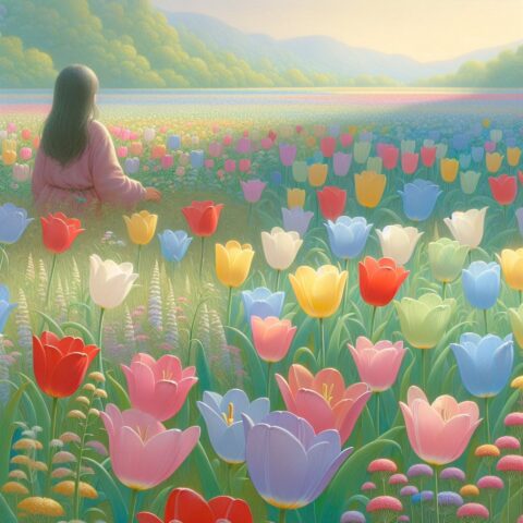 チューリップを贈る日