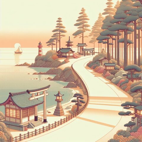 豊後高田市恋叶ロードの日