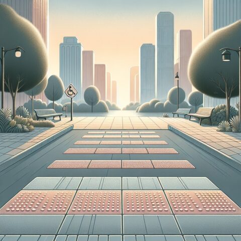 点字ブロックの日