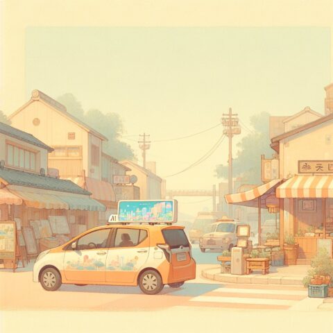 タクシーサイネージの日