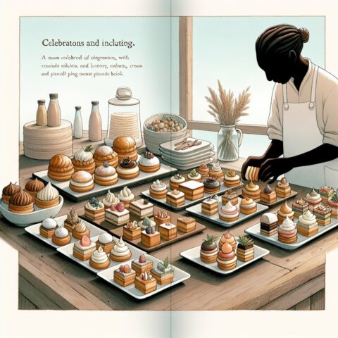 米粉を使った四角いシュークリーム「myblock」の日