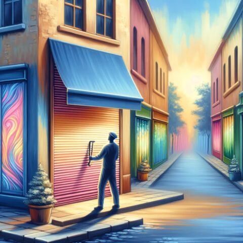 サブイボマスク・シャッターを開ける日