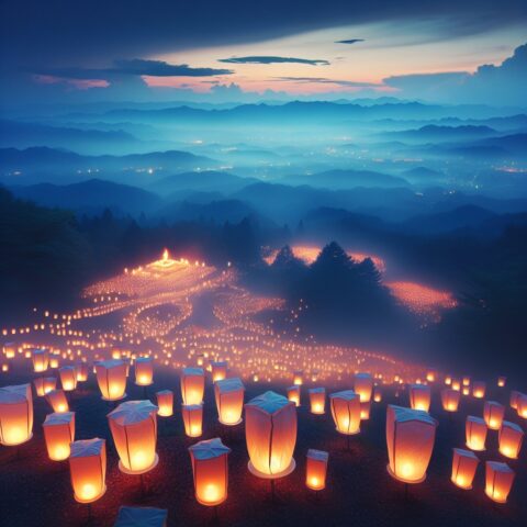 月遅れ盆迎え火