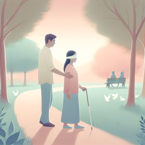 視覚障害者ガイドヘルパーの日