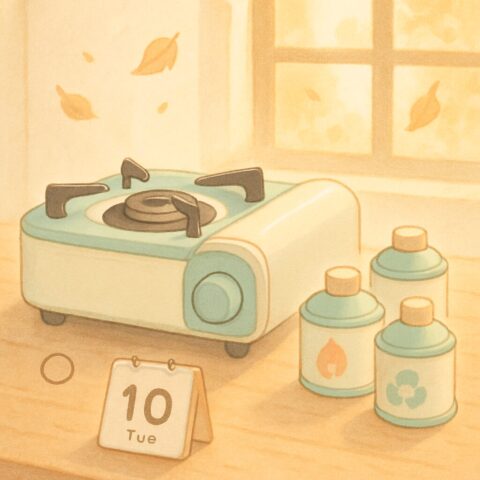 カセットこんろとボンベの日