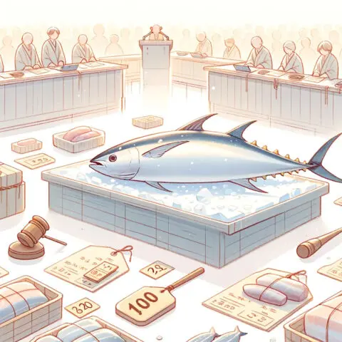 魚河岸初競り