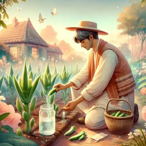 オクラ種まき：水浸けの効果と正しい前処理／ペーパータオル法と注意点