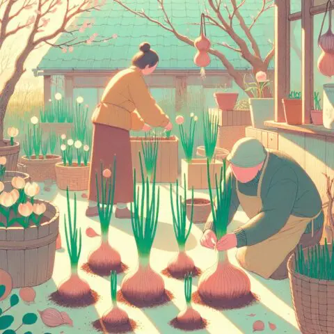 カウシェファームでの玉ねぎ成長過程を知る！育成のコツと楽しみ