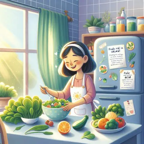 妊娠中に必要な葉酸を効率的に摂取するための食材ガイド